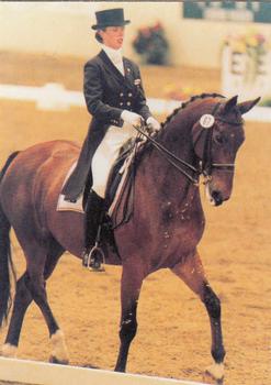 1995 Collect-A-Card Equestrian #33 Anky van Grunsven / Cameleon Bonfire Front